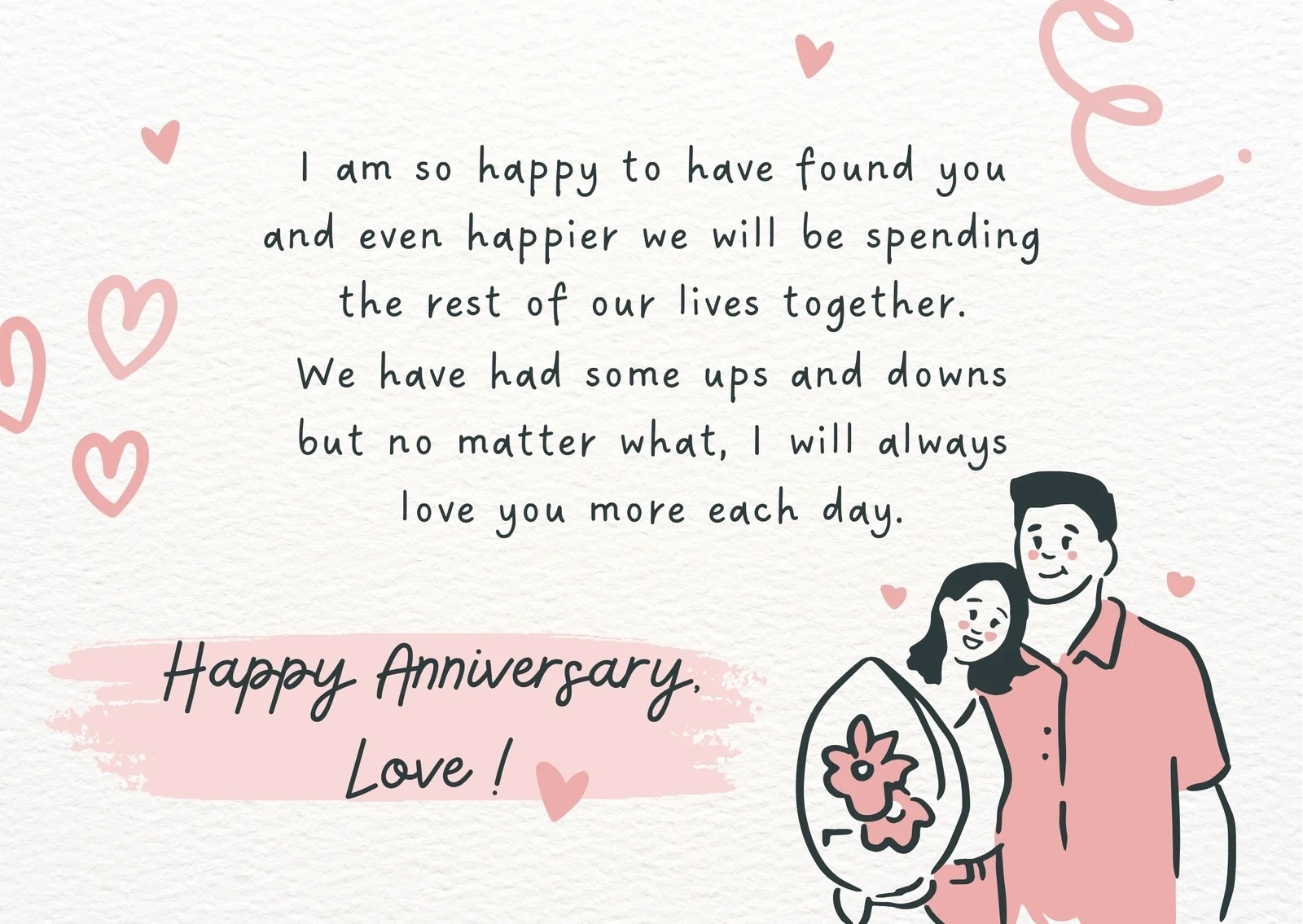 Free Printable Anniversary Card List Templates