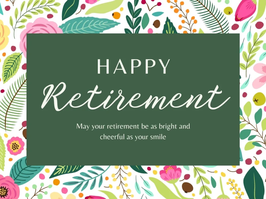 Free Printable Customizable Retirement Card Templates Canva