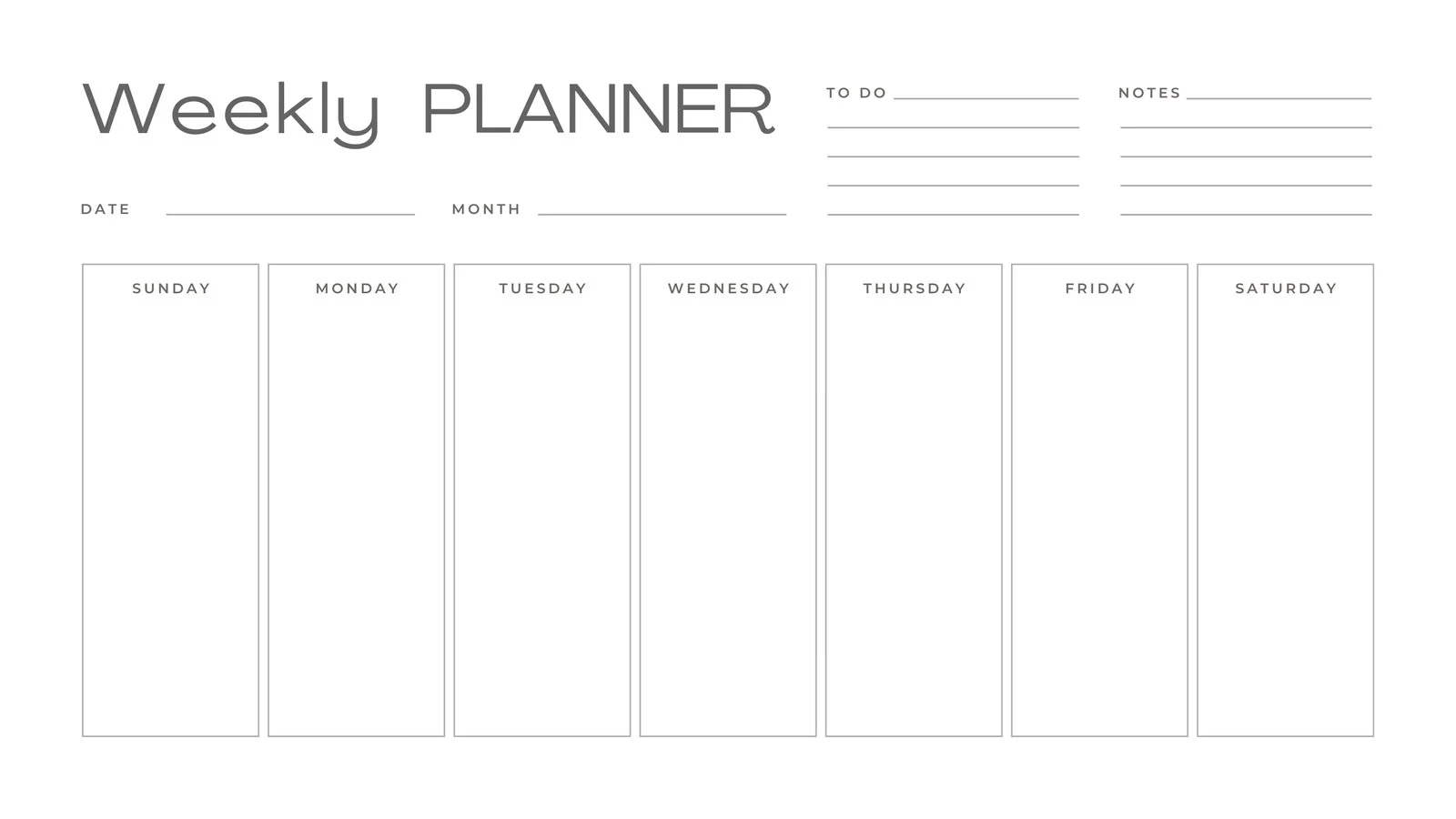 Free Printable Day Planner Simple