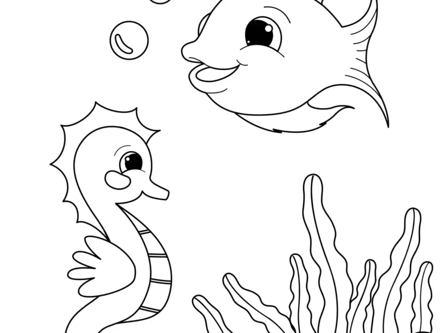 Free Printable Fish Coloring Pages Skip To My Lou