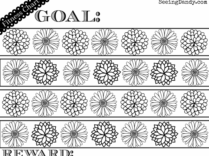 Free Printable Fitness Reward Chart Seeing Dandy Blog