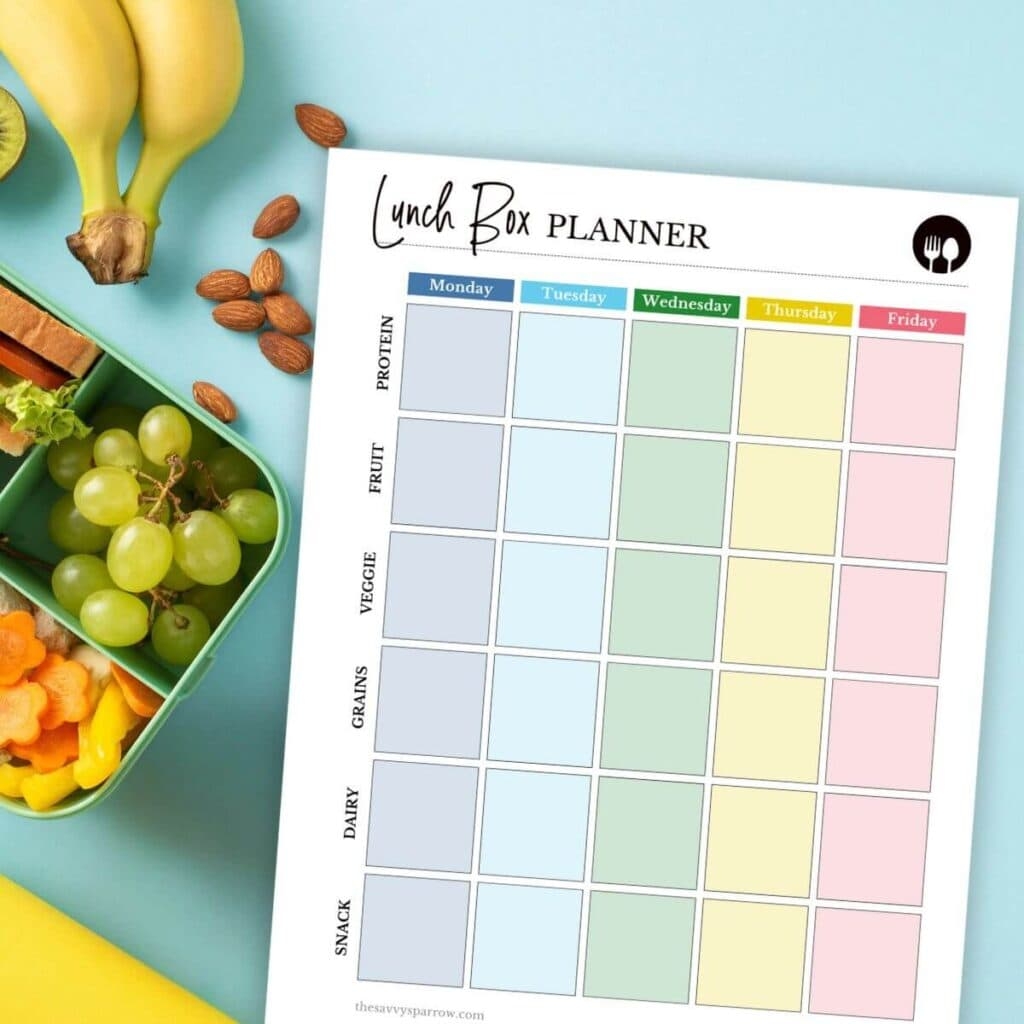 Free Printable Planner Boxes