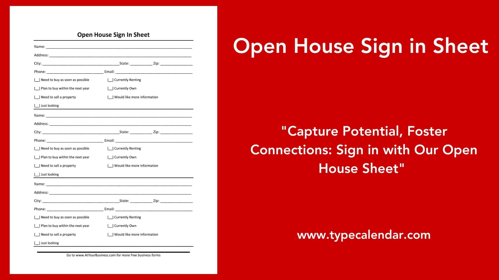 Free Printable Open House Sign In Sheet Templates Word PDF Free Printable Open House Sign In Sheet Templates Word PDF