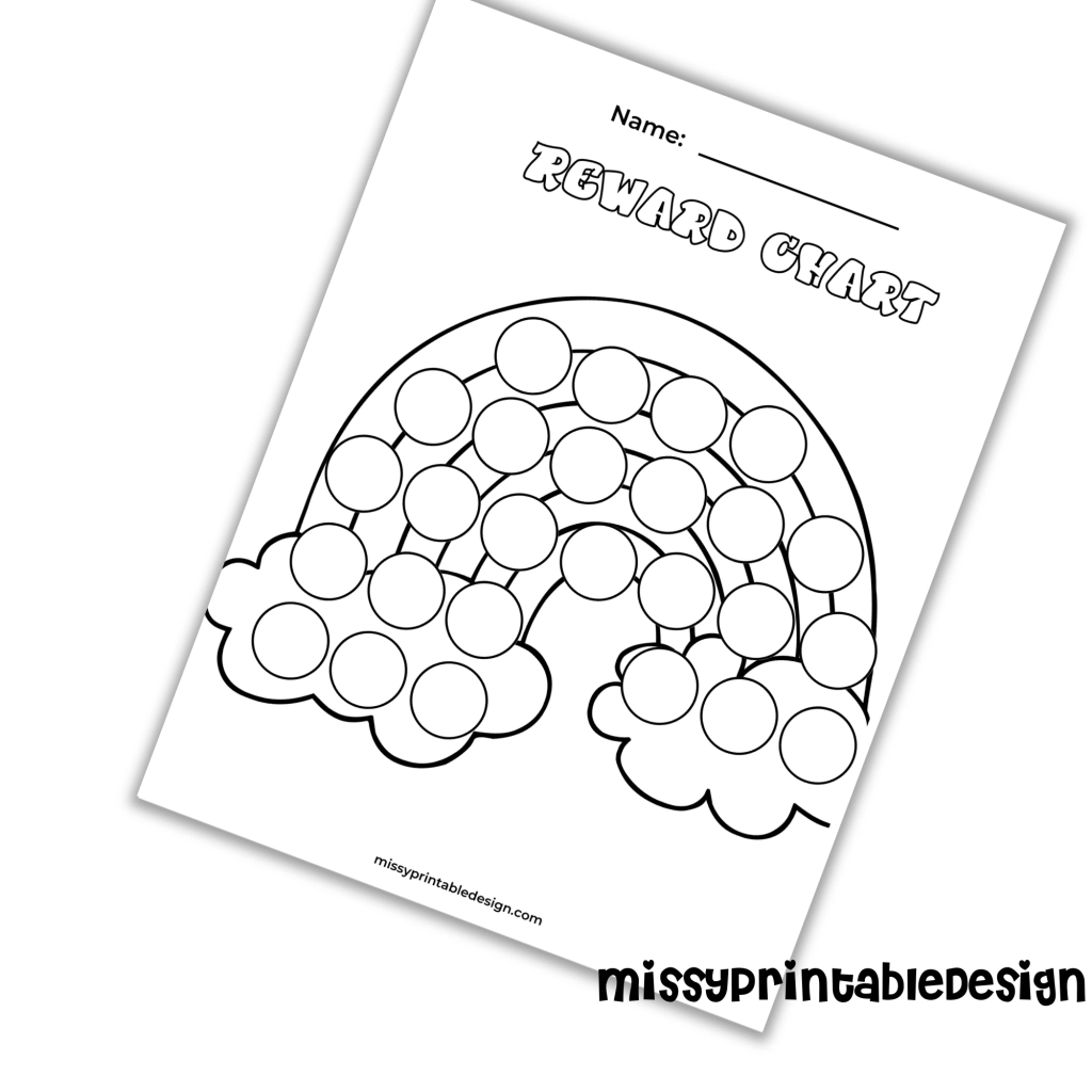 Free Printable Reward Chart MissyPrintableDesign