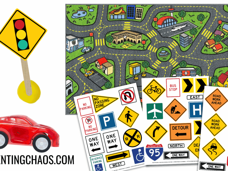 Free Printable Road Signs Environmental Print For Construction Play
