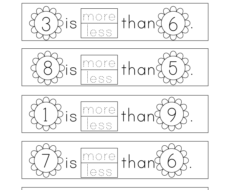 Free Printable Spring Math Worksheet