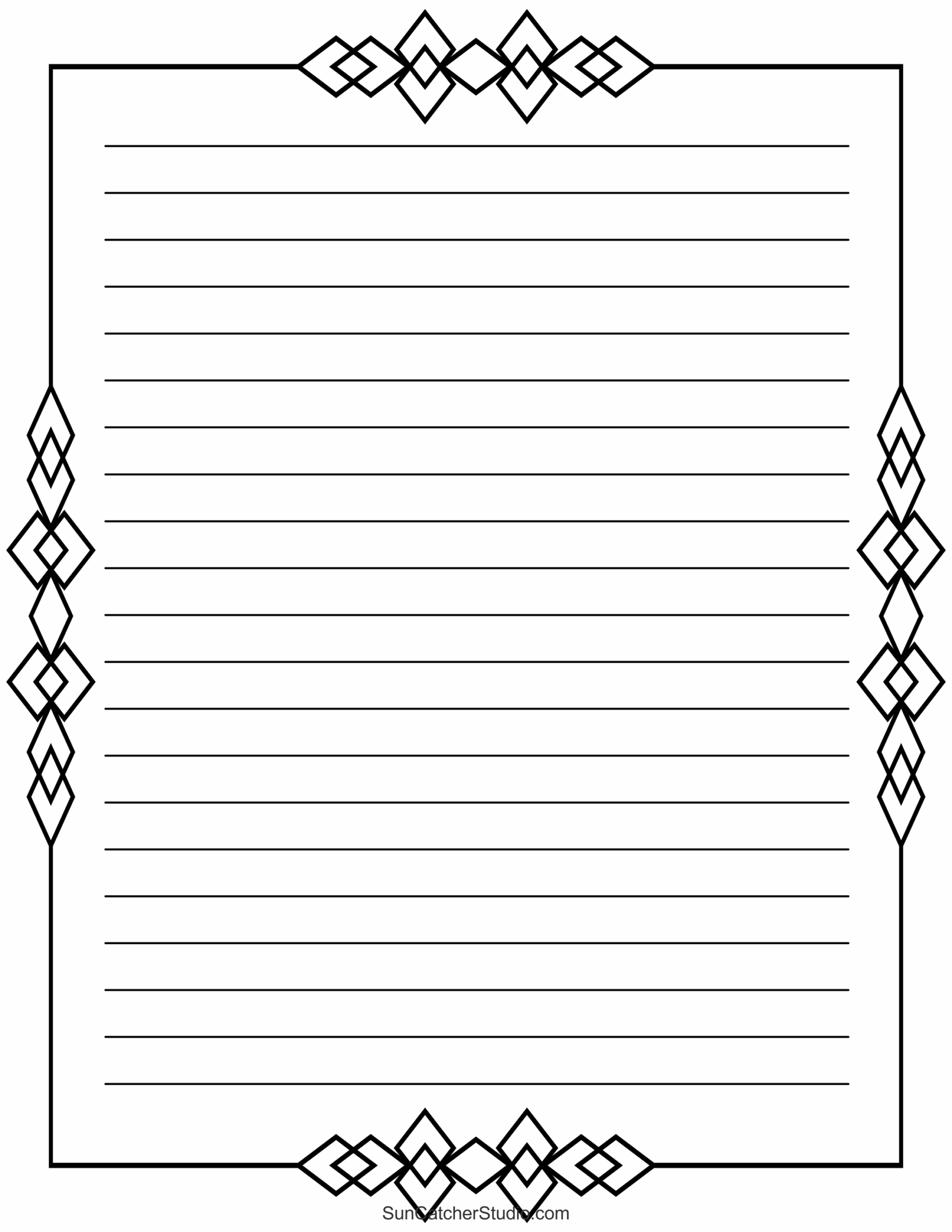 Free Printable Stationery And Lined Letter Writing Paper Free Printables Monograms Design Tools Patterns DIY Projects Free Printable Stationery And Lined Letter Writing Paper Free Printables Monograms Design Tools Patterns DIY Projects