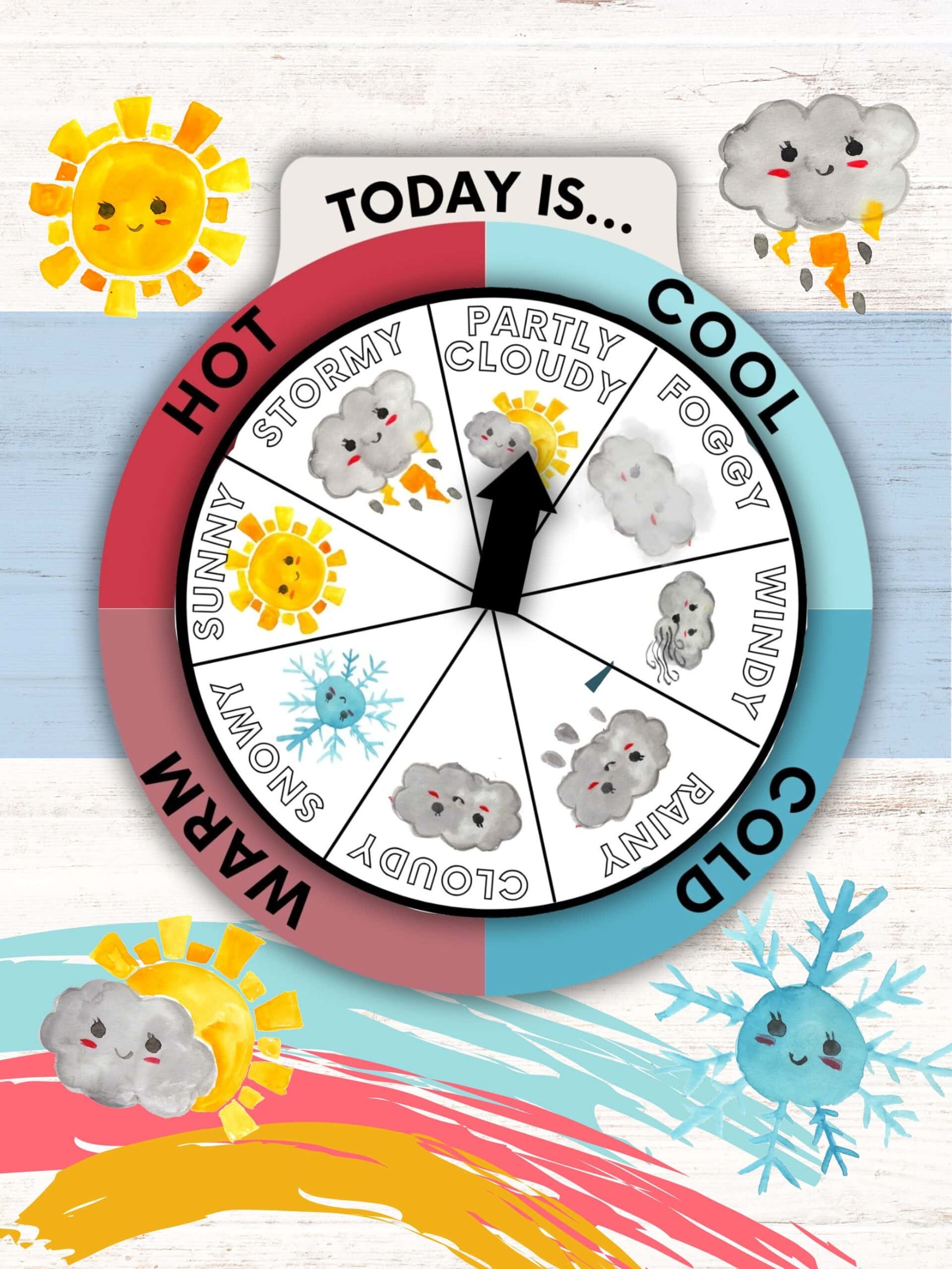 Middle School Weather Chart Free Printable Middle School Weather Chart Free Printable