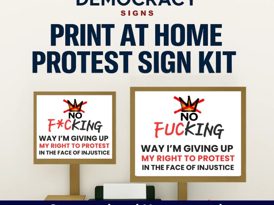 Free Protest Signs Anti Trump Protest Signs Printable Protest Signs Democracy Signs