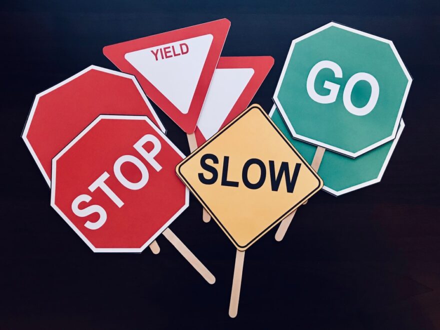 Free Stop Yield Go And Slow Signs Hungry Paper