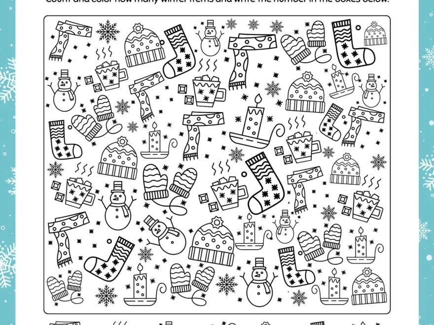 Free Winter Printables And Activity Pages For Kids Minnesota Parent