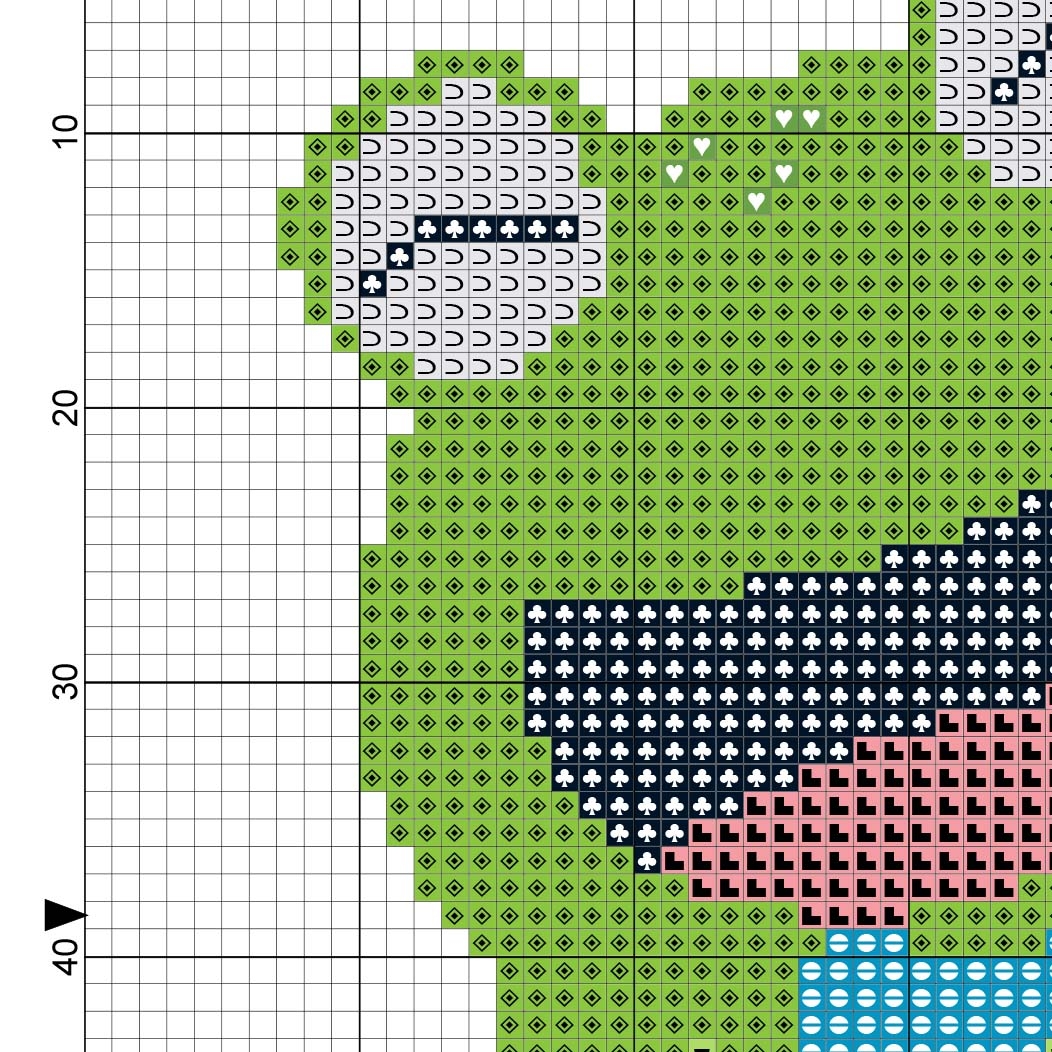 Frog Singing Cross Stitch Pattern Daily Cross Stitch