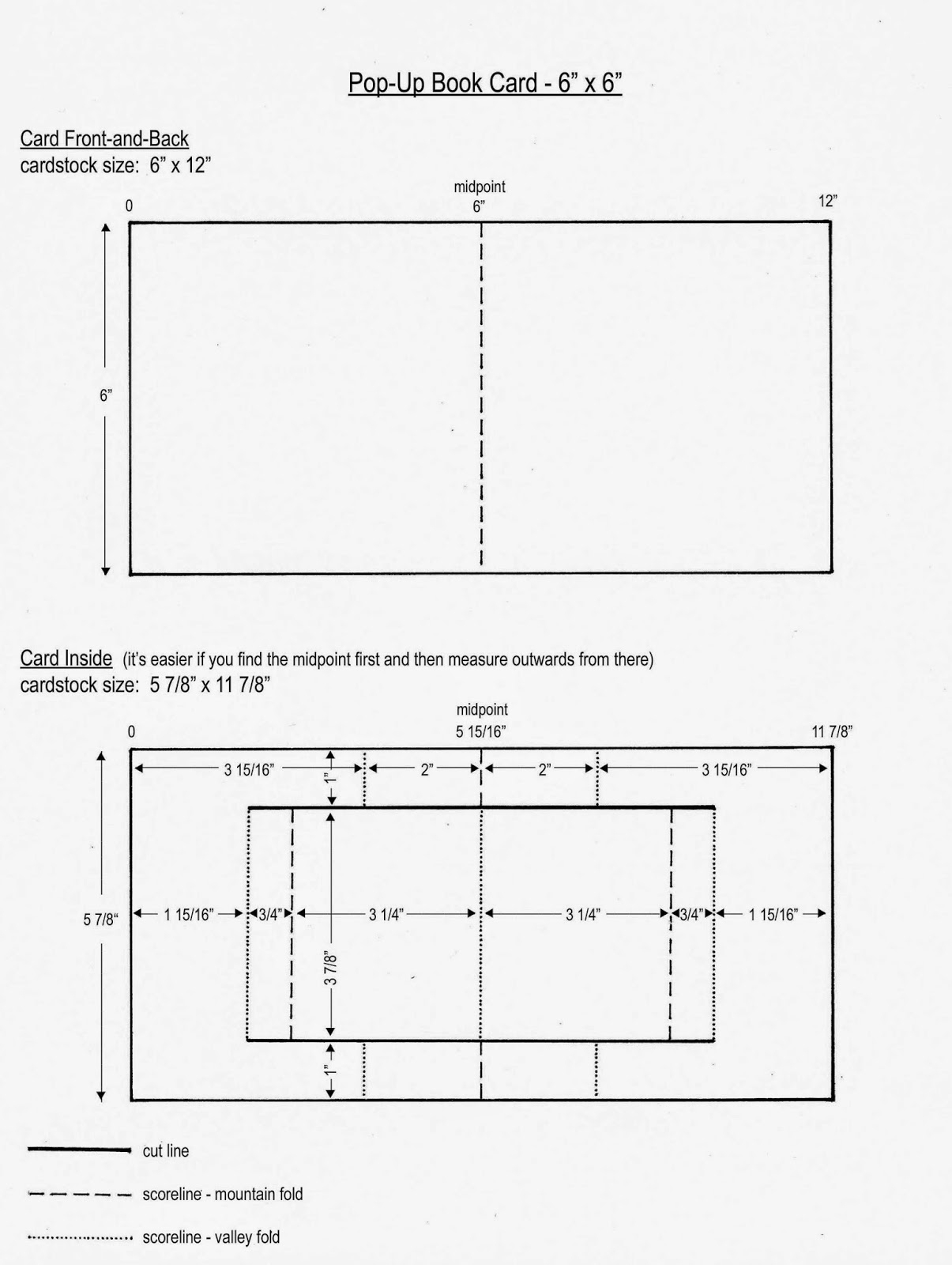 From My Craft Room Pop Up Book Card Tutorial 6 X 6 Card From My Craft Room Pop Up Book Card Tutorial 6 X 6 Card