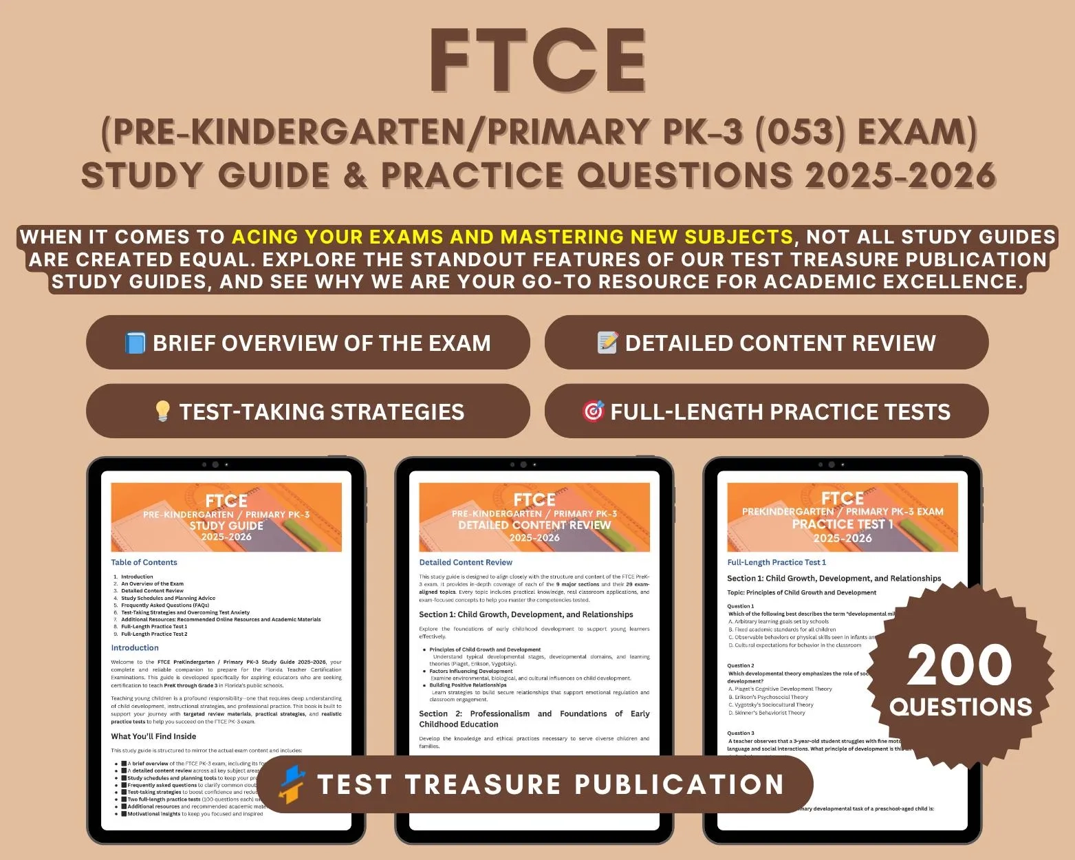FTCE Prekindergarten Primary PK 3 Study Guide 2025 2026 Florida Teacher Certification Exam Prep Detailed Content Review Practice Tests Etsy FTCE Prekindergarten Primary PK 3 Study Guide 2025 2026 Florida Teacher Certification Exam Prep Detailed Content Review Practice Tests Etsy