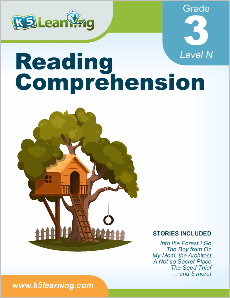 Grade 3 Reading Workbook Level N K5 Bookstore