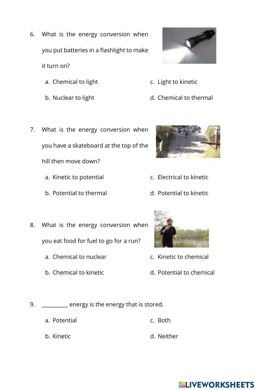 Grade 6 Science Free Interactive Worksheets 2025509