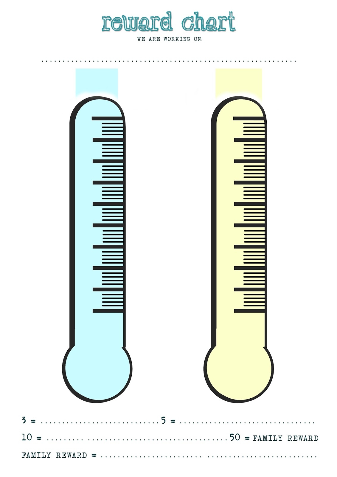 Free Printable Stick Charts