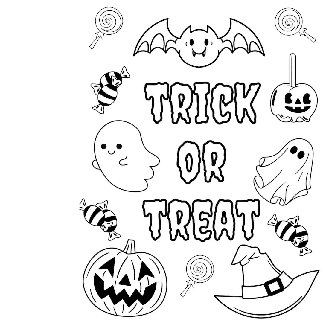 Halloween Coloring Sheets Printables