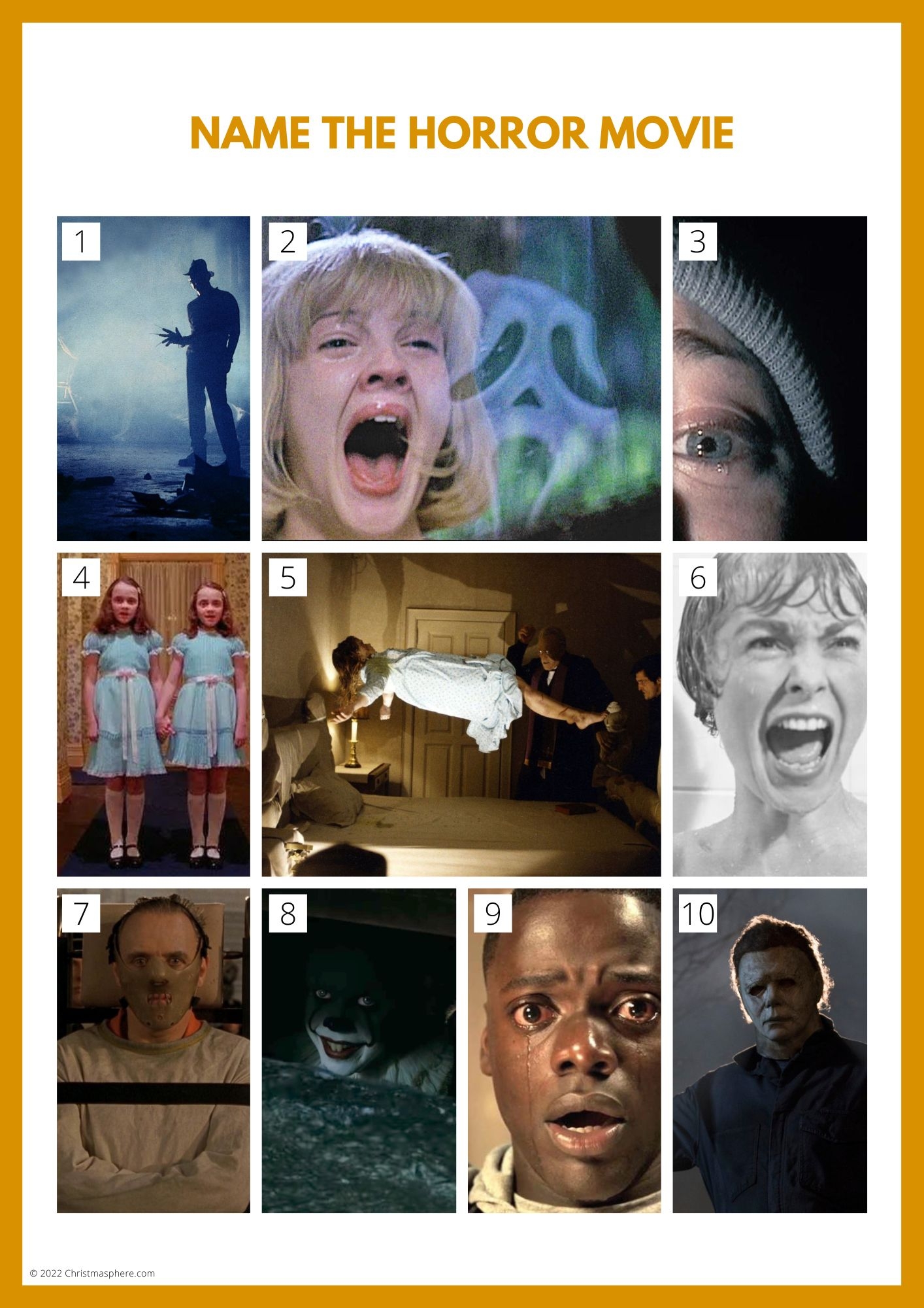 Halloween Picture Quiz SIX Quiz Rounds With FREE Printables