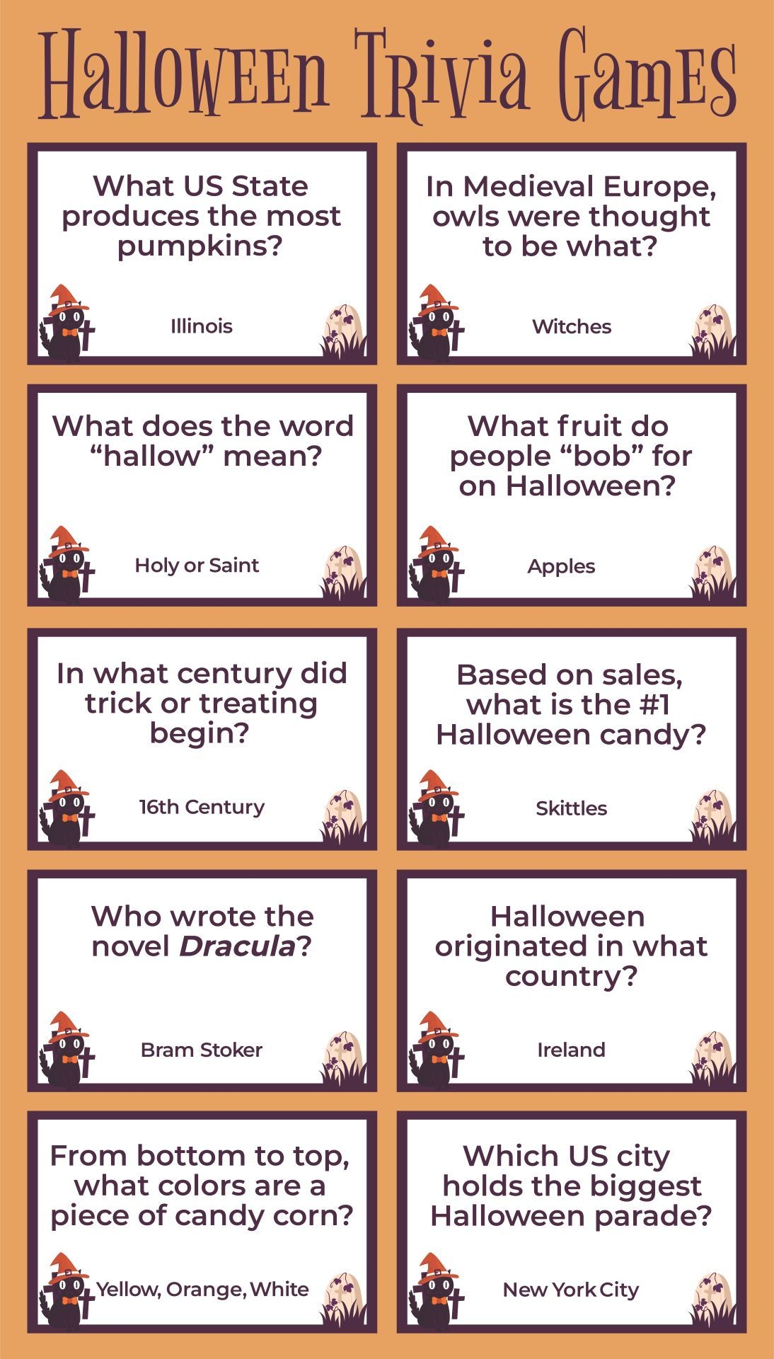 Halloween Quizzes And Answers Printable