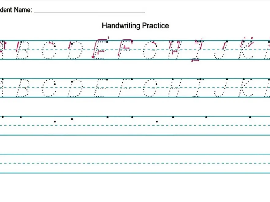 Handwriting Worksheet Creator Free DIY Homeschooler