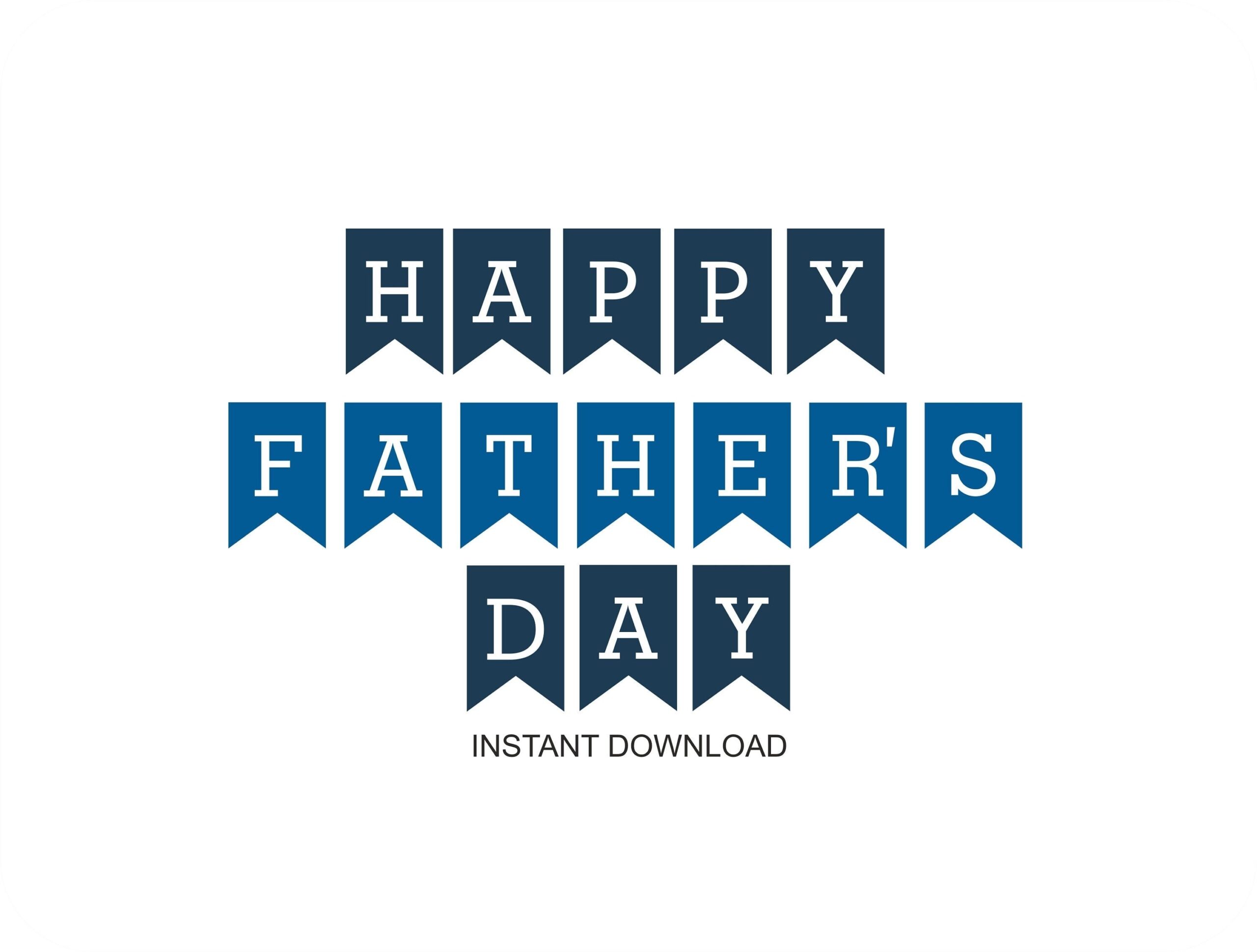 Happy Fathers Day Sign Printable