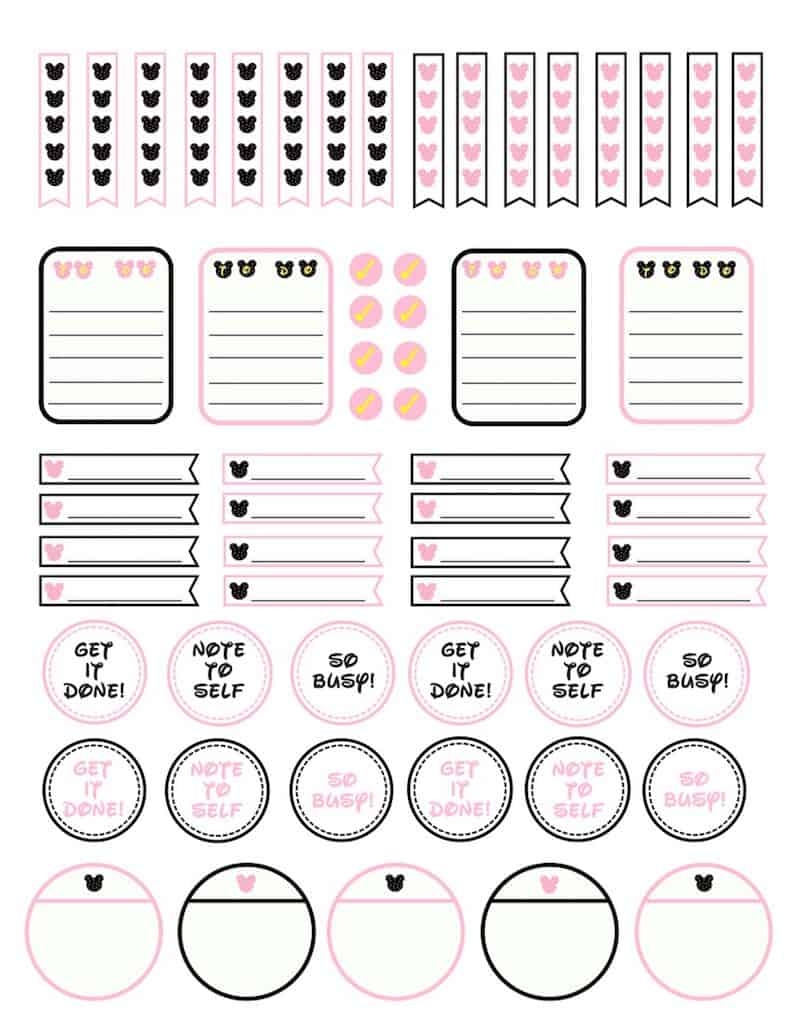 Planner Sticker Printable Free Planner Sticker Printable Free