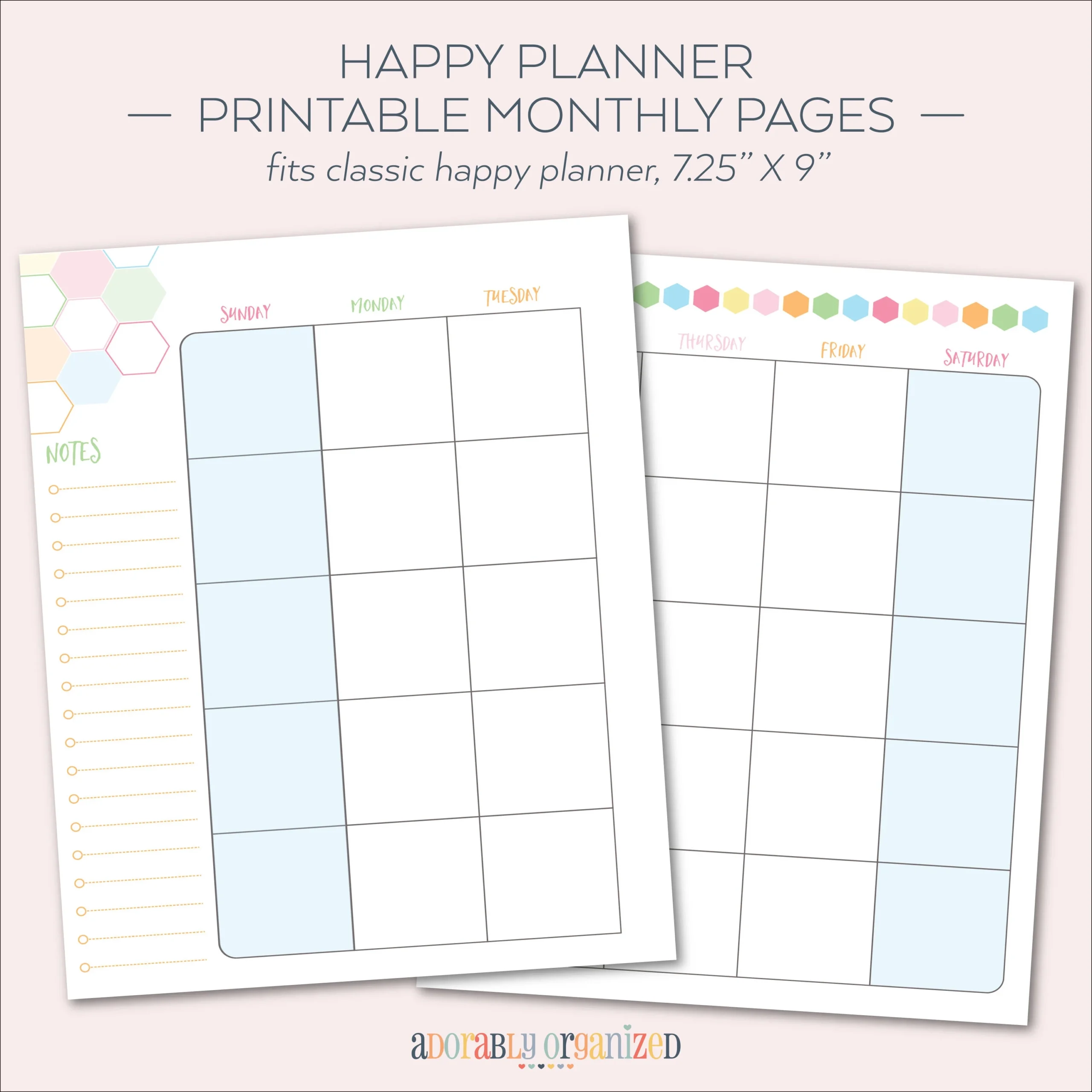 My Happy Planner 365 Printable Refills
