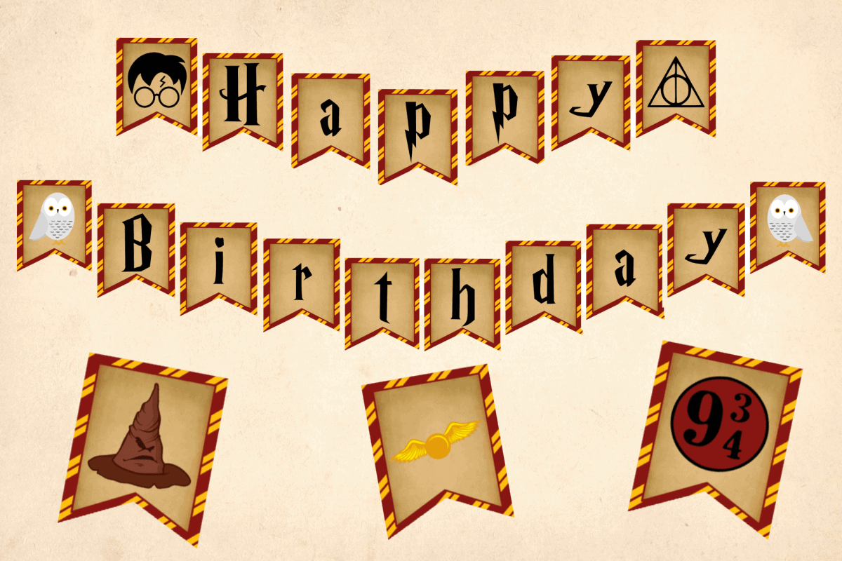 Harry Potter Party Sign Printables