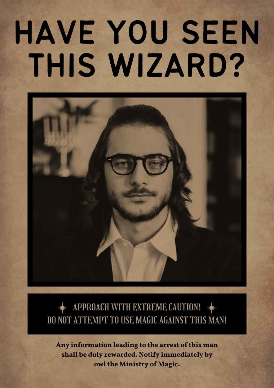 Custom Harry Potter Wanted Sign Printable