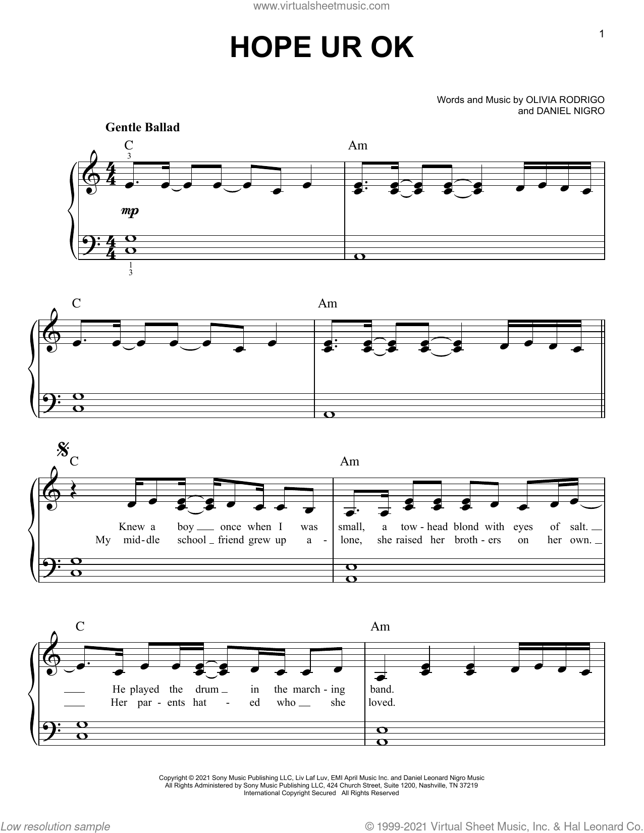 Happier Sheet Music Printable Free Easy