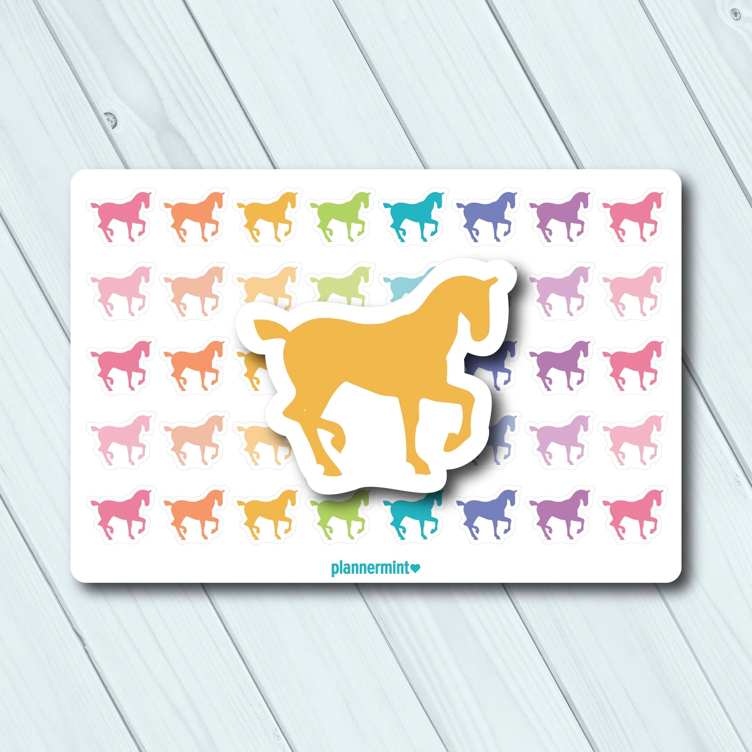 Horse Planner Stickers Equestrian Icons Etsy