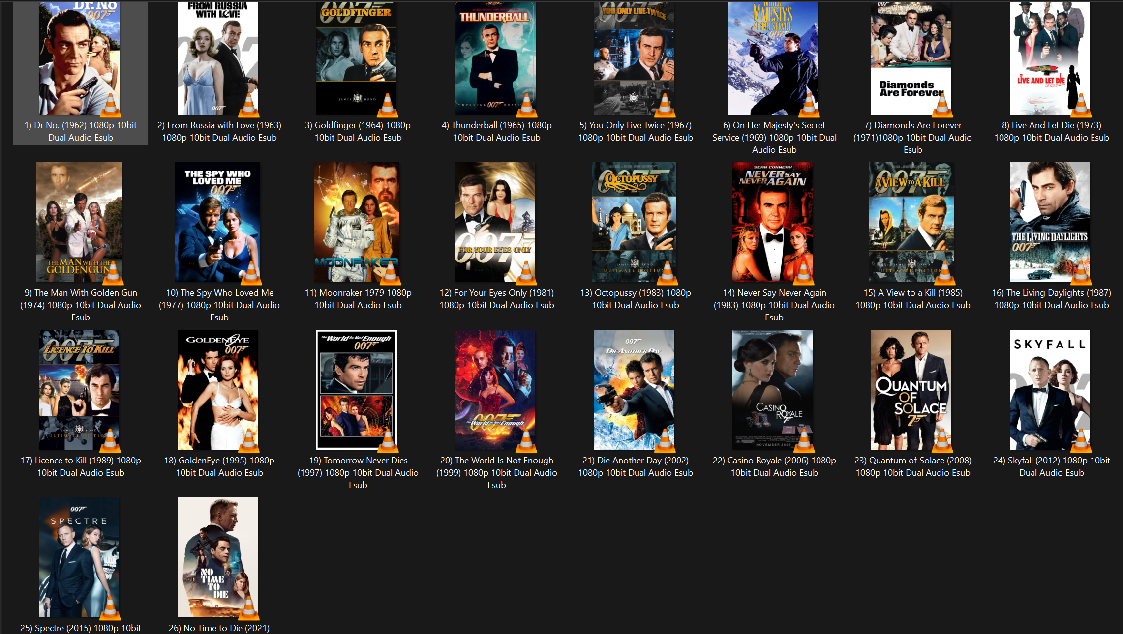 How Many Of You Have The Complete Collection Of James Bond Of All 26 Movies R JamesBond