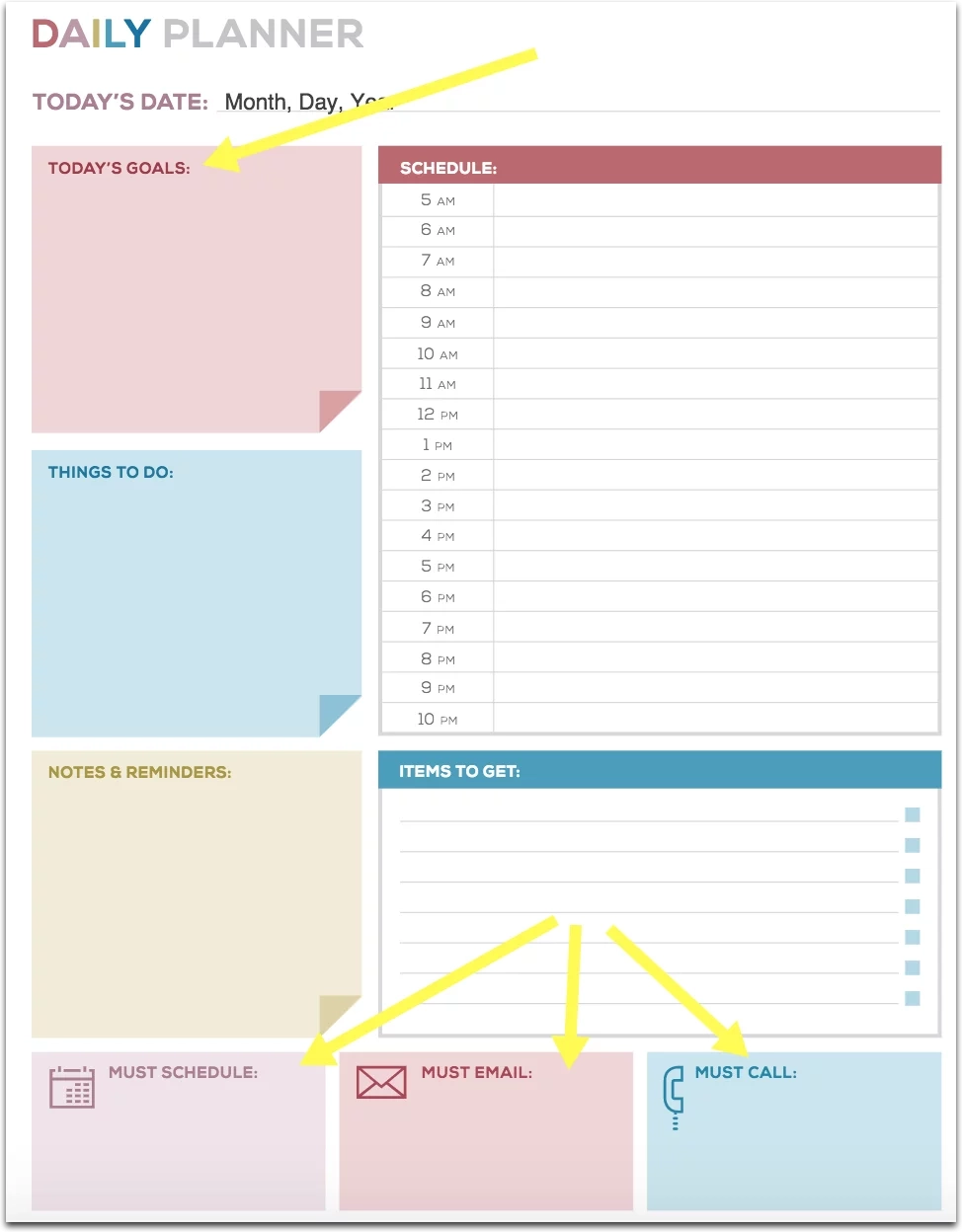 Create A Printable Planner Create A Printable Planner