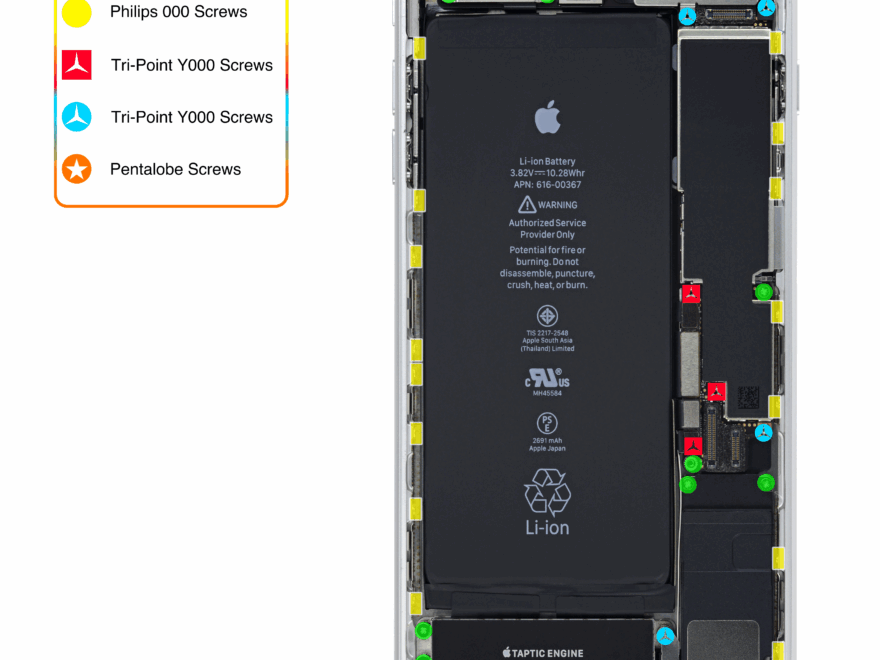 I Made Printable ScrewMat For IPhone 8 PDF In Comments 5950 8420 R Iphone
