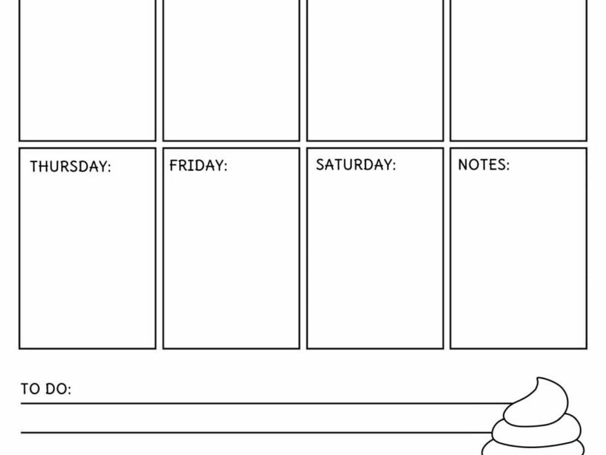 Ice Cream Planner Printable Archives Simply Love Printables