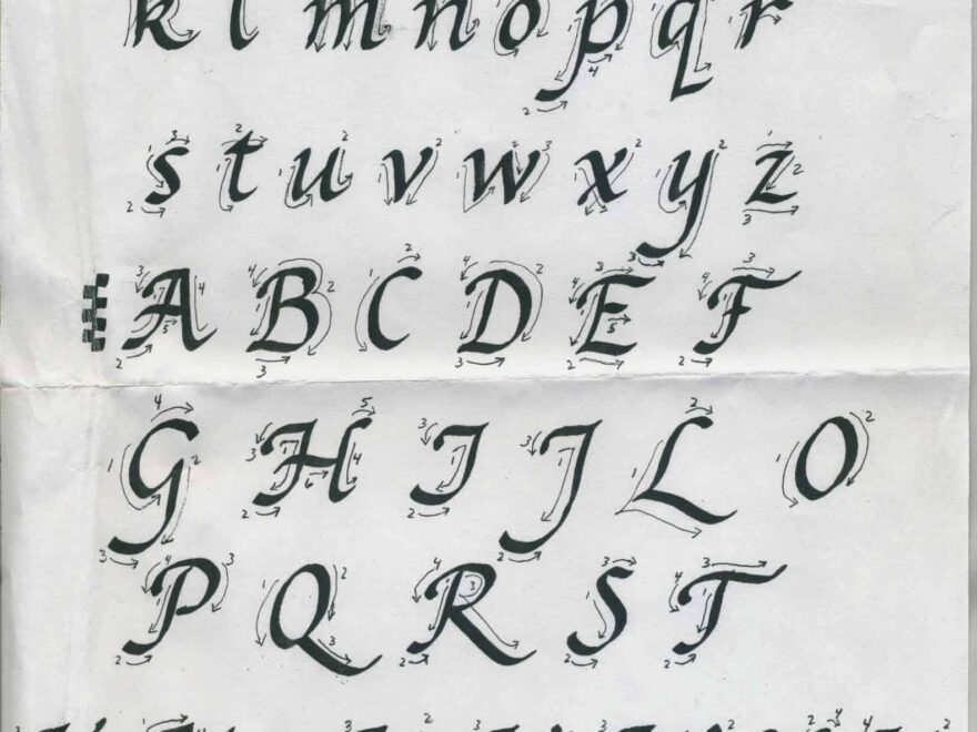 Italic Calligraphy For Beginners An Artful Mom