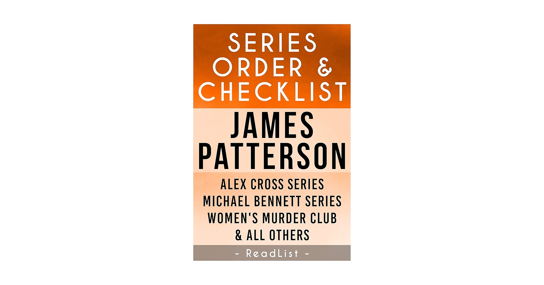 Printable List Of James Patterson Books