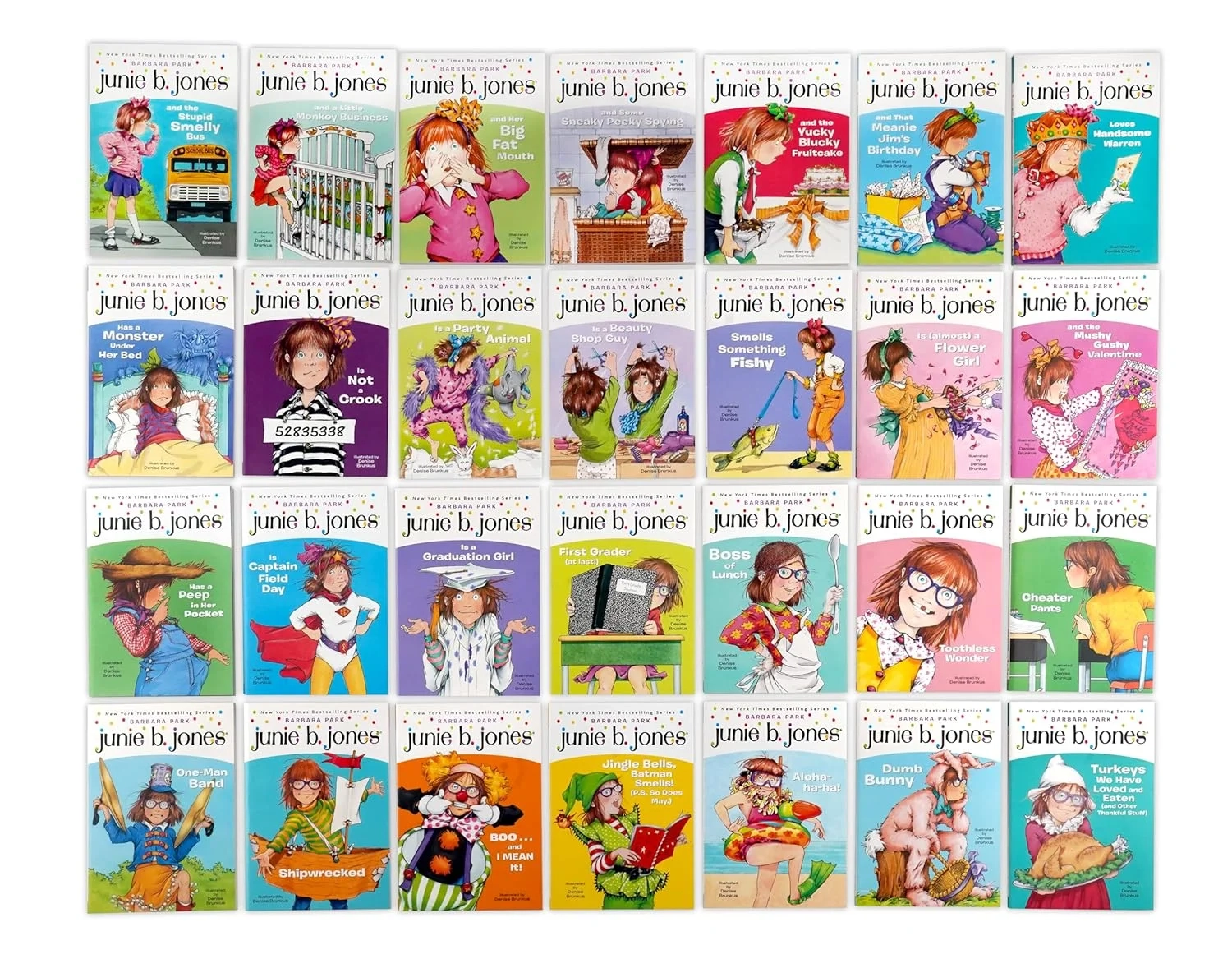 Junie B Jones Complete Collection 28 Book Boxed Set In A Bus By Barbara Park Paperback Walmart