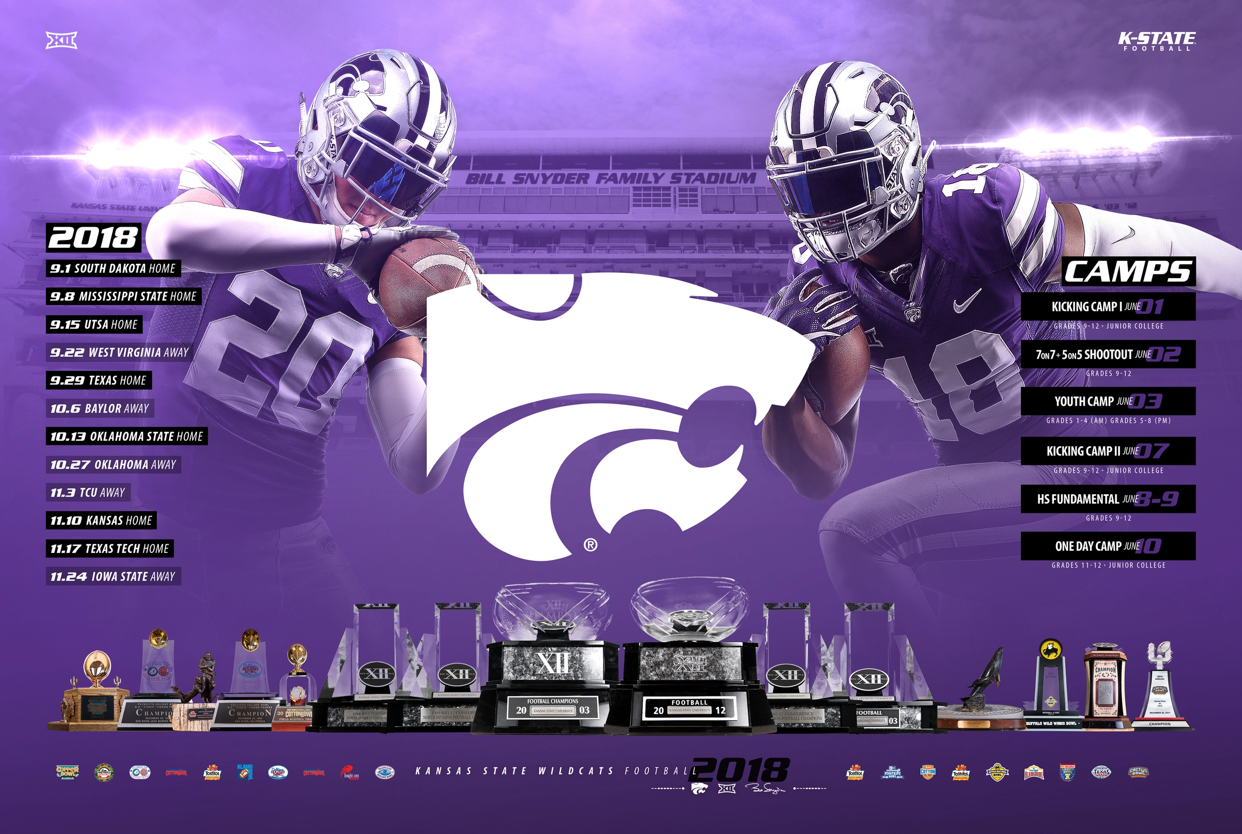 Printable K-State Football Schedule
