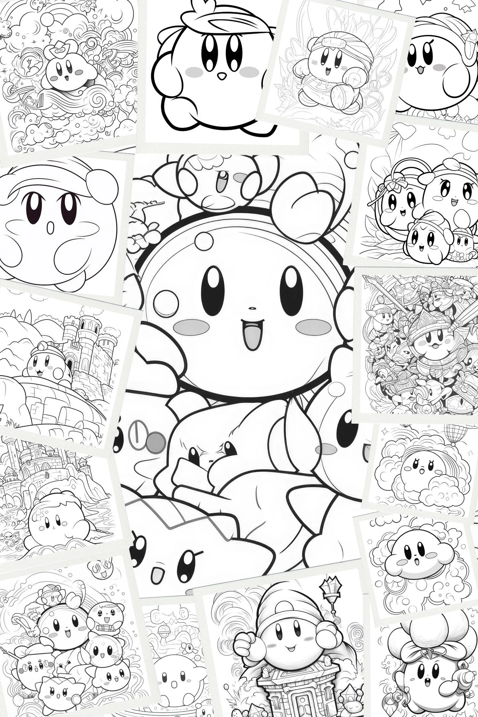 Kirby Printable Coloring Sheets Kirby Printable Coloring Sheets