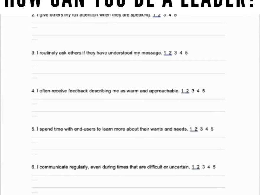 Leadership Self evaluation Kit New Leader Assessment 3 Bonus Ebooks Etsy