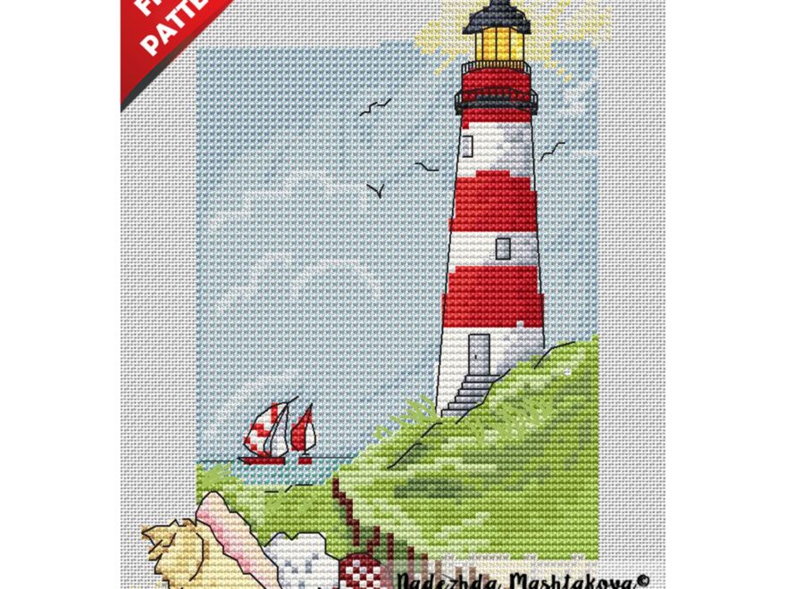 Lighthouse Free Cross Stitch Pattern Download PDF At SmartCrosstitch