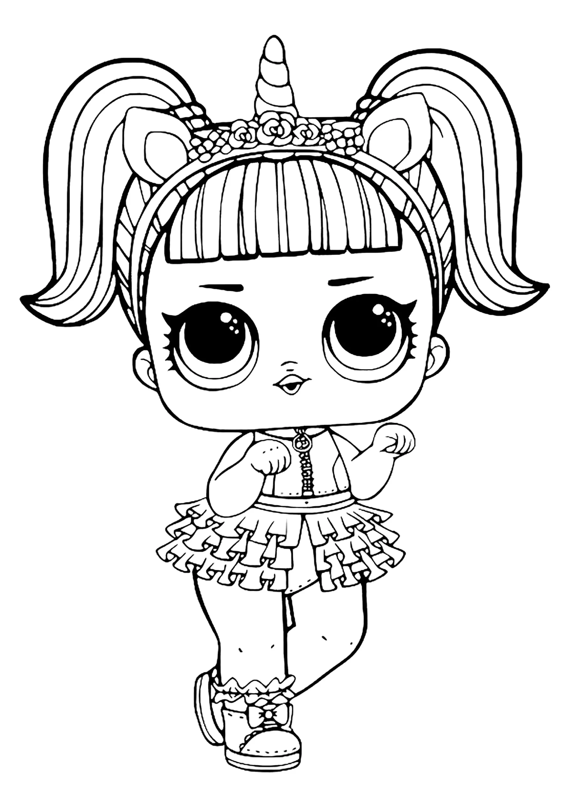 Lol Surprise Doll Coloring Sheets Printable
