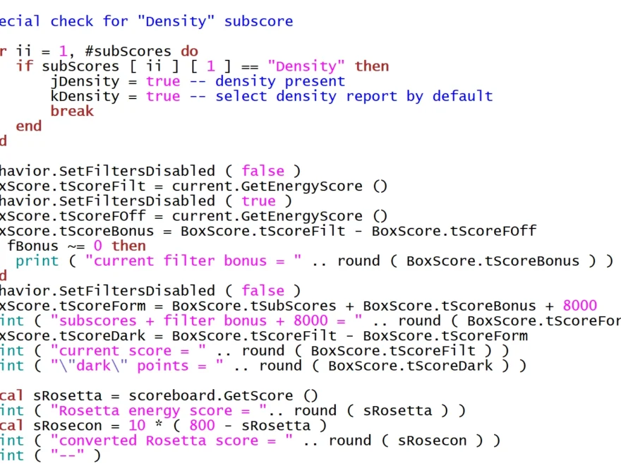Lua Scripting Tutorial Advanced Foldit Wiki Fandom