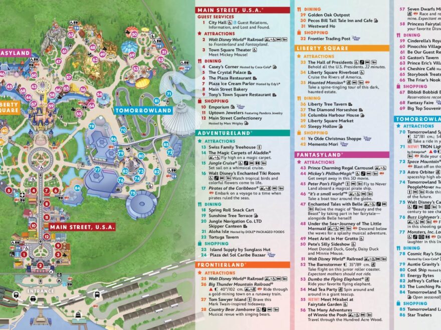 Magic Kingdom Maps