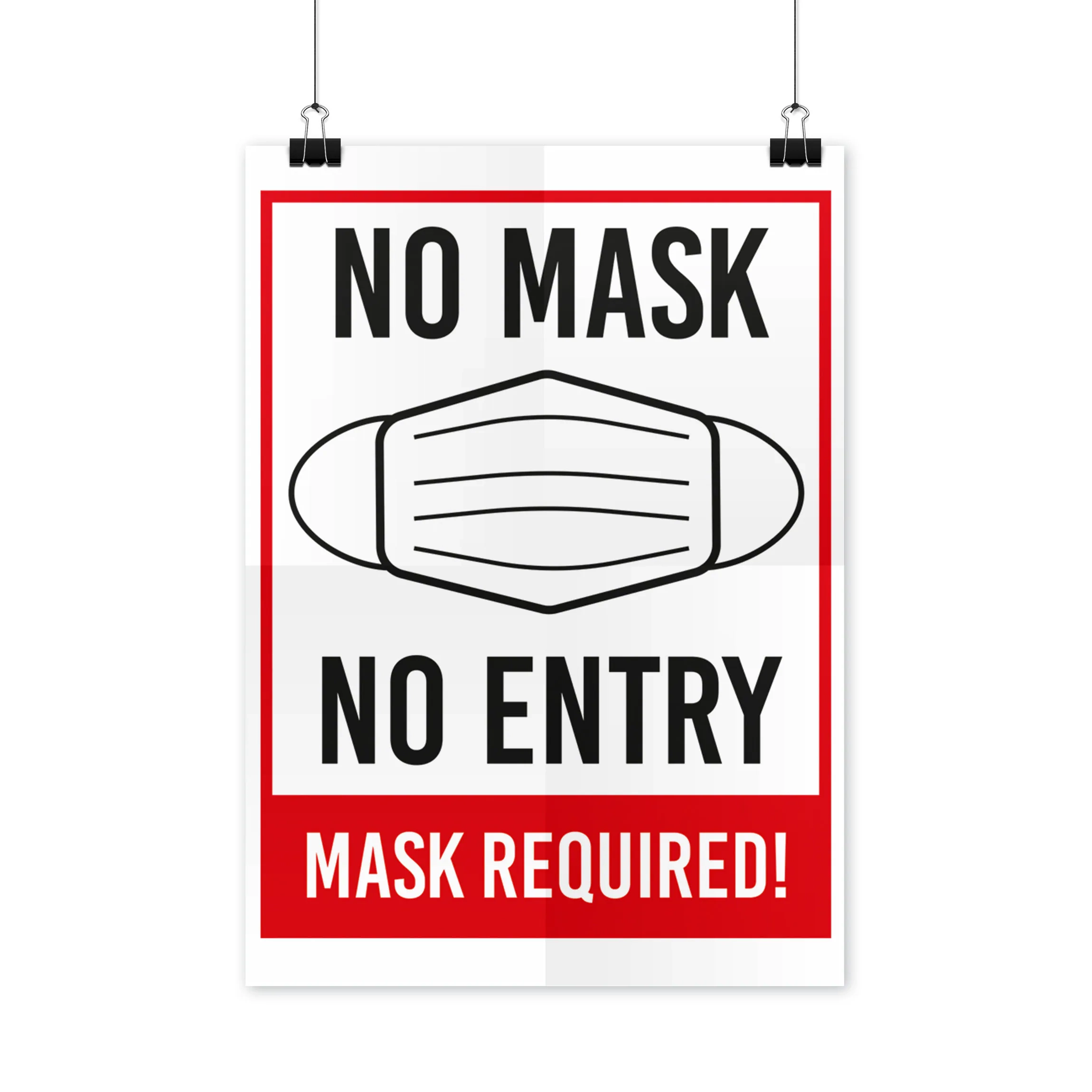 Mask Required No Mask No Entry Social Distance Sign Mask Required Sign Face Mask Poster Etsy