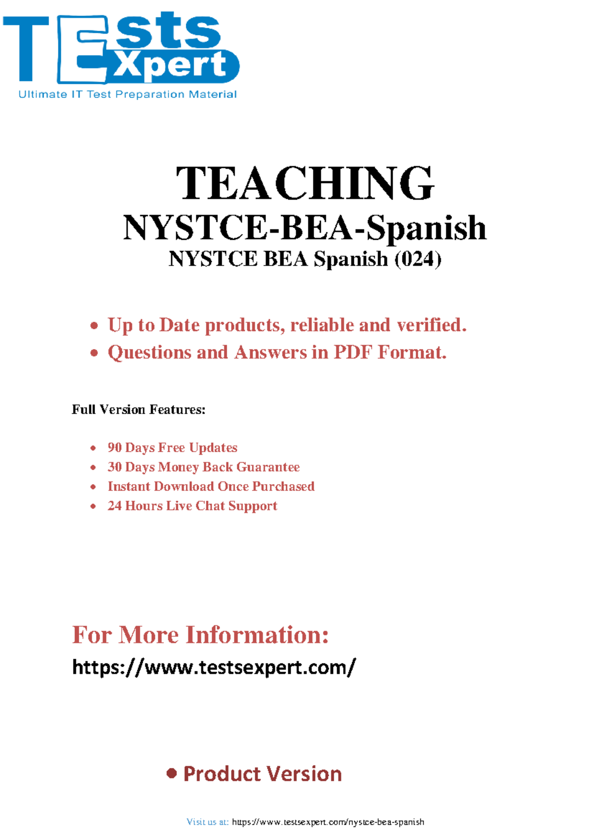 Mastering The NYSTCE BEA Spanish 024 Exam Complete Expert Guide Studocu