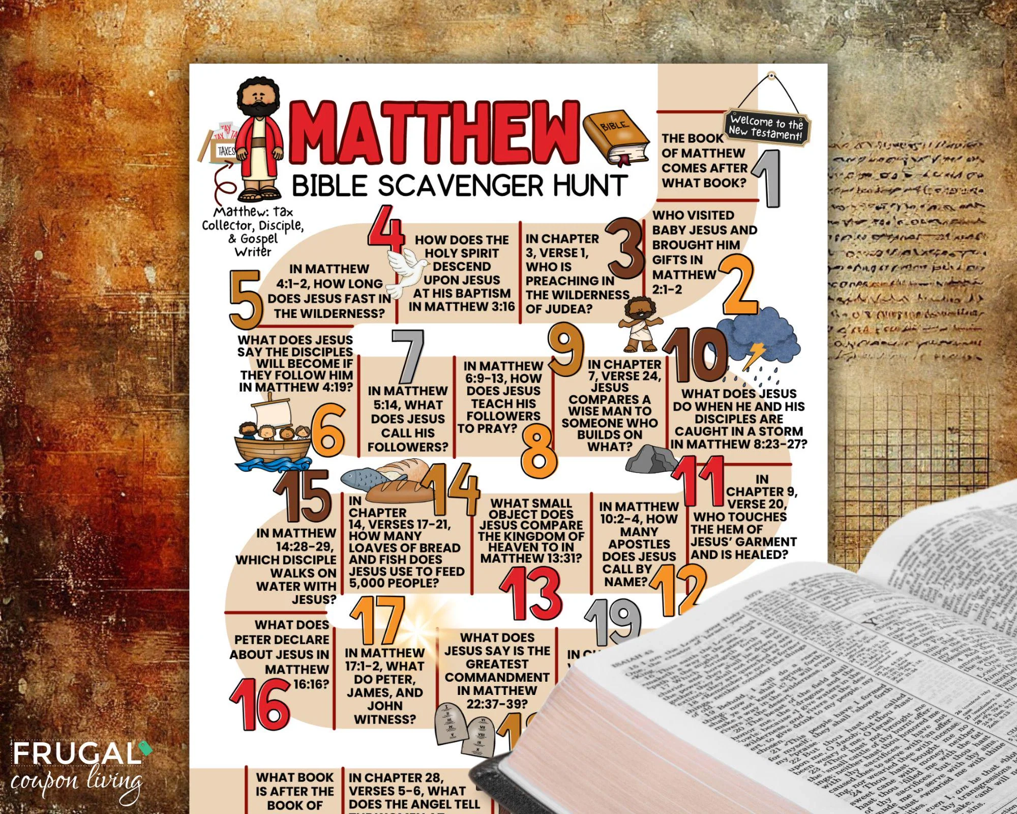 Bible Quiz Matthew Printable