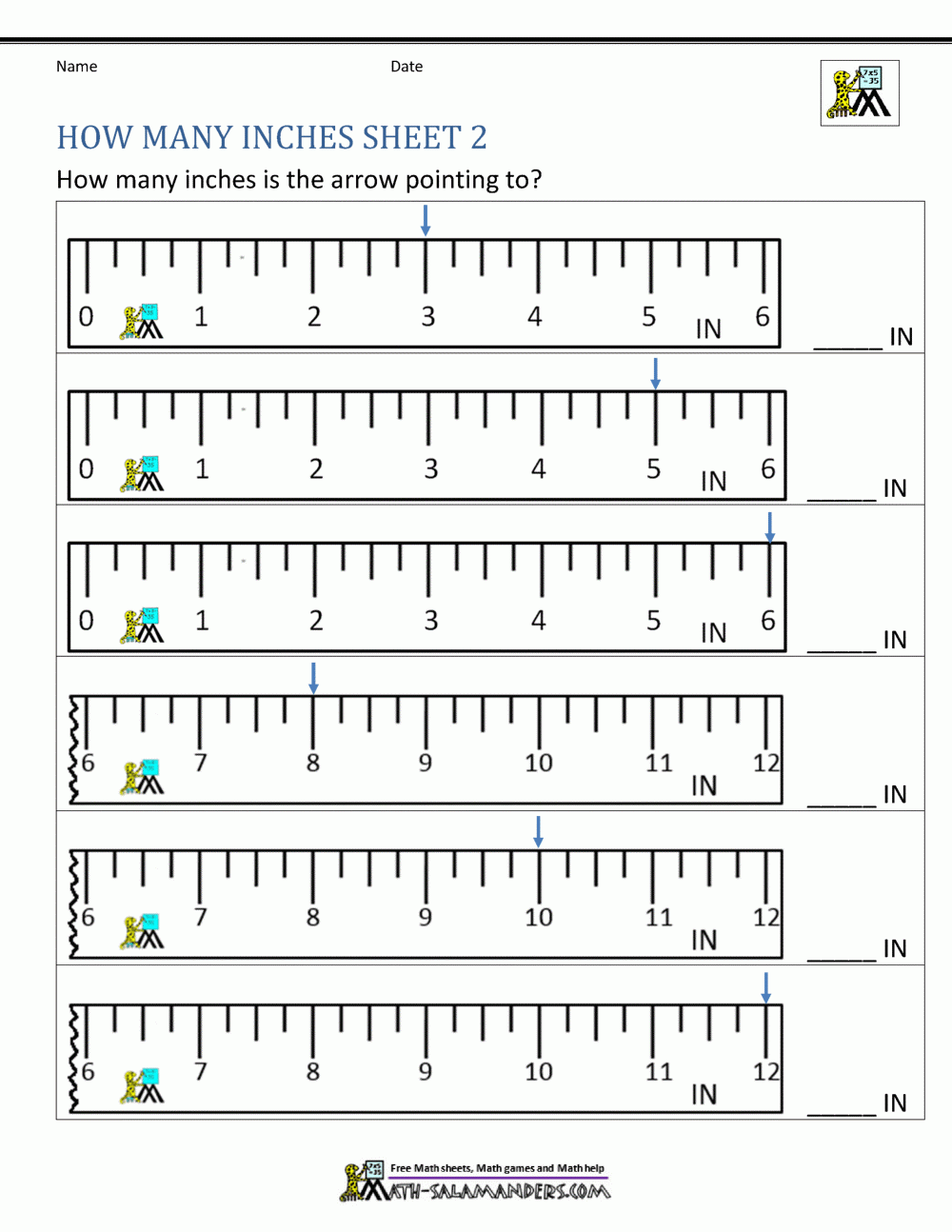 Appropriate Measures Printable Quiz